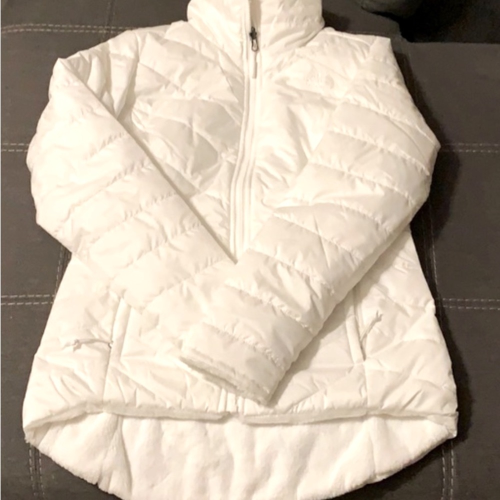 North Face White Jacket Reversible - image 1